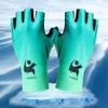 Sports Gloves Summer Ice Silk Gloves Sunscreen Half Finger Gloves Fishing Riding Gloves Breathable Shock Absorption Sports Fitness Gloves P230516