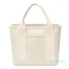 Evening Bags Women's Canvas-Bag Large Capacity Shopping Bag Reusable Handbag Japanese Trend Tote Grocery Lunch For Daily