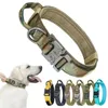 Colarinho de cachorro colareshes nylon colarinho tático bungee coleira de colarinho duarável ajustável colares para cães de cães grandes médios acessórios de coleira de colarinho 230512