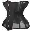 Taille Ventre Shaper Sexy Gothique Corset Sablier Formateur Bustier Underbust Mesh Corselet Minceur Modélisation Sangle Shapewear Femmes Ceinture 230511