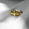 Luxurys Designers Titanio C Bracciale Modello Band Ring Anelli Lettera in acciaio Gioielli Taglia Narrow 5-10 Inciso Moda Uomo Coppia Donna