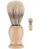 Woody Beard Brush Bristles Shaver Tool Man Male Shaving Brushes Shower Room Accessories Clean Home DB682