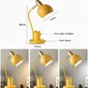 Table Lamps LED Desk Lamp Pen Holder Creative Nordic Iron Bedroom Eye Protection Reading Light Simple Living Room Home Decor