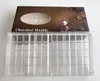 チョコレートベーキング型ブリスターパッケージ透明なポルカドットトレイチョコレートラティス用ハードプラスチックテンプレートフードグレードマッシュルームバー型ポルカドットロゴ