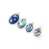 Charms di alta qualità naturale colorato patchwork shell abalone ovale ciondolo ornamento per gioielli che fanno accessorio collana fai da te