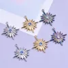 Charms 3st Fashion Shiny Rhinestone Star Blue Crystal Pendant för smycken som gör DIY -halsbandsarmband Kvinnor gåvor