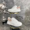 2023Top Neue Marke Damen Herren Designer Freizeitschuhe Klassische schmutzige Schuhe Mid Double Height Bottom Trainers Leder Glitter Goldene Qualität