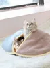 Cat Beds Winter Warm Pet Bed House Mat Cotton Soft Breathable Cats Sleeping Bag Collapsible Portable Hammock Cushion Cojines