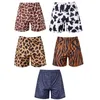 Shorts masculinos homens respiráveis ​​Cintura elástica esportiva com troca de estampas de animais com estampa de estampa de animais Bottoms Bottoms Bottoms