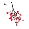 Dekorativa blommor 50 cm Artificial Plum Blossom Branch Fake Cherry Peach Plastic Wedding Festival Party Decoration