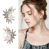 Boucles d'oreilles à tige brillantes en cristal cubique pour femme fête de mariage dans des styles assortis