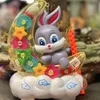 Electric/RC Dieren Elektronisch huisdier konijn Transparante uitrusting Moon Rabbit Toy Car Children's Interactive Playmate Educatief Crawling Toys for Baby 230512