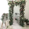 Décoration de fête pas de fleurs) support de mariage en plein air fleur arc décors en métal pour la scène de mariage Yudao1288