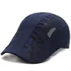 Bérets respirant maille Sboy casquettes hommes 2023 extérieur crème solaire été à séchage rapide pêche chapeaux réglable Casquette béret Hommes