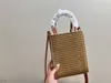 Sac de pique-nique fourre-tout classique Lafite tissé sac à main brodé rouge amour Logo grande capacité concepteur luxe vacances sac ID royalfashion_bag