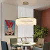 Lampadari Fss Lampadario moderno rotondo in oro Illuminazione Lampada a LED per camera da letto Soggiorno Lampade per interni Casa Cristal Lustre