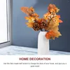 Decoratieve bloemen 2 pc's Garland diy bladeren bruiloft decor kunstmatige pompoenkrans rekwisieten herfstfall tafel