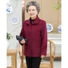 Women's Jackets 2023 Spring Autumn Women's Coat Short Single-Breasted Jacket Middle-aged And Elderly Mothers Large Size Casual Outerwear