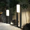 Lampada a colonna per villa in alluminio impermeabile 50/70 cm Lampada da esterno moderna per esterni con cortile