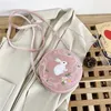 Petit sac antique frais et à la mode pour enfants Sac rond brodé en velours mignon et simple Sac à bandoulière pour enfants