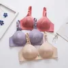 Bras Women Free Wire Free Bra Lace Sexy Bra Woman Женщина отталкивает бюстгальтер. Регулируемая братсье женщина -леди плавное нижнее белье плюс бюстгальтер P230512