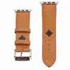 Relógio de grife bandas de faixas de faixas de moda Watch Watchband Bands Leather para 38mm/30mm/41mm/42mm/44mm/45mm tamanho