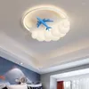 Lustres dessin animé LED lustre pour garçons enfants chambre d'enfants lampara De Teco espace plafonnier bébé chambre étude