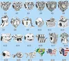 925 silver beads charms fit pandora charm Love lock animal snail bracelet Perfect Mom Dangle CZ