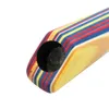 Pipes à fumer Pipe en bois triangulaire colorée avec accessoires pour cigarettes à écran filtrant