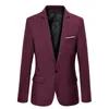 Men's Suits Blazers Blue Men Blazers Work Office Men Tuxedos For Formal Occasions Pockets Coat Blazers Male Custom Men's Business Slim Blazers 230512