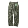 Herenbroeken Klassieke heren Laadbroek Rechte broek Casual herenbroek Baggy katoenen broek Mannelijke militaire tactische broek met multi -zakken 230512