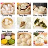 Stainless Steel Automatic Steamed Stuffed Bun Machine Commercial Desktop Bun Baozi Filling Machine Momo Making Machinery