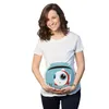 Tees Maternity Tops Tees Football Printed Maternhity Tshirt Kort ärm från Case Maternity Clothing Fun Maternity Clothing 230512