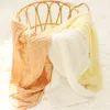 Blankets Swaddling 6 Layers Bamboo Cotton Baby Receiving Infant Kids Swaddle Wrap Sleeping Warm Quilt Bed Cover Muslin 230512