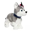 Electric/RC Animals Electronic Pets Sound Control Robot Dogs Bark Stand Walk Söta Interactive Toys Dog Electronic Husky Pekingese Toys for Kids 230512