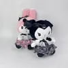 Produttori all'ingrosso 2 stili di peluche Dark Kulomi da 22 cm Cartoon Animation Film e bambole periferiche televisive per regali per bambini