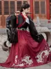 Vêtements ethniques 2021 nouveaux vêtements Hanfu brodés pour couple chinois traditionnel hommes/femmes vient Han Tang Song Ming dynastie vêtements DQL5458 G230428