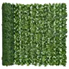 Fleurs décoratives 1X3M Artificielle Lierre Haie Panneaux Vert Feuille Confidentialité Clôture Herbe Mur Pour La Maison Extérieure Jardin Balcon Décoration Faux