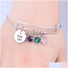 Bangle 8 Styles You Are My Person Stainless Steel Bracelet For Women Adjustable Expandable Love Wire Bracelets With Heart Cr Dhgarden Dhgv1