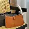 2023 Bolsa de Ombro Hobo Feminina Bolsas de grife Moda cuecas Bolsas Alça Ajustável Bolsa Mulher Couro Preto Crocodilo 25cm