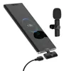 Draadloze microfoon K11 HD spraakruisreductie audio video -opname mini microfoon professionele draadloze lavalier microfoon voor mobiele telefoon