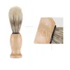 Woody Beard Brush Bristles Shaver Tool Man Male Shaving Brushes Shower Room Accessories Clean Home DB682