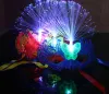 Women Venetian LED FIBER MASK MASKERADE Fantazyjna sukienka Party Princess Feather Maski Multi Colours for Party6192302