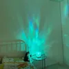 네트워크 유명 인사 인수 잔물결 분위기 램프 회전 시뮬레이션 화염 분위기 램프 창조적 인 침대 옆 색상 변화 동적 테이블 램프