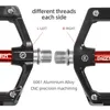 バイクペダルMzyrhバイクペダル反射性超軽量アルミニウムナイロンシールベアリングロードBMX MTB PEDALS NONSLIP Waterfroof Bicycle Pedals 230511