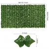 Fleurs décoratives 1X3M Artificielle Lierre Haie Panneaux Vert Feuille Confidentialité Clôture Herbe Mur Pour La Maison Extérieure Jardin Balcon Décoration Faux