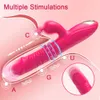 NXY Vibrators Rabbit Vibrator for Women Vagina G-spot Nipple Clitoris Stimulator Thrusting Telescopic Rotating Dildo Adult Sexy Toys 230508