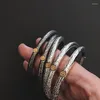 Bangle Retro Silver Color Stainless Steel Men's Bracelets & Bangles Animal Eagle Feather Bracelet Men Cuff Pulseira Masculina