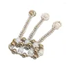 Braccialetti con ciondoli Catena Anelli per dito Bracciale Mano Nappa Anello di perle regolabile Regalo per donna Ragazza 57BD