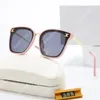 2023 lunettes de soleil de luxe hommes lunettes de soleil design pour femmes Polaroid petite boucle en or mode ornementale lunettes de soleil Adumbral UV400 lunettes